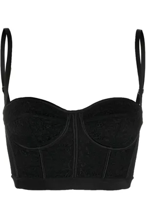 DEL CORE Top corto estilo bustier