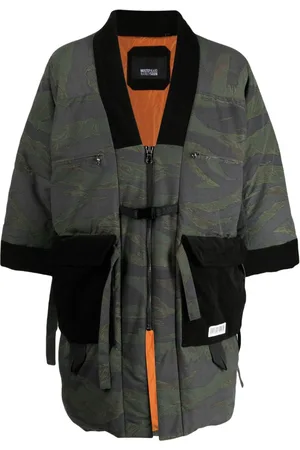 MOSTLY HEARD RARELY SEEN Chaqueta con motivo militar