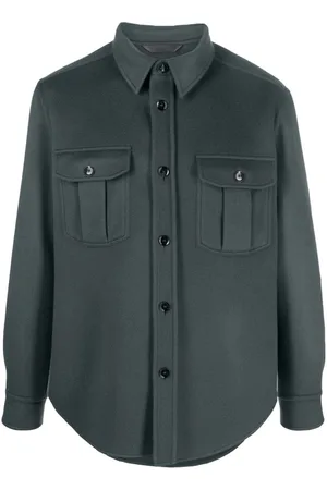 BRIONI Sobrecamisa con botones