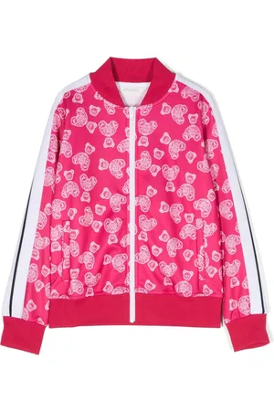Palm Angels Chaqueta bomber con estampado de ositos