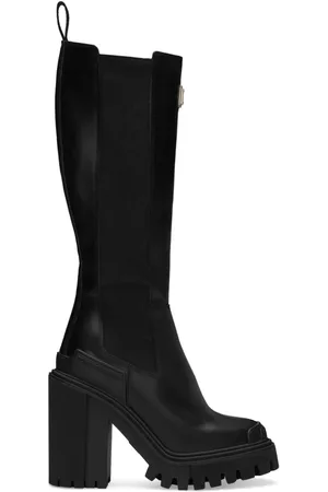 Dolce & Gabbana Botas slip-on con placa del logo