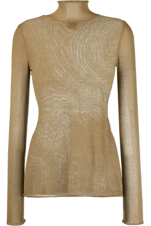 LEMAIRE Jersey semitranslúcido de canalé
