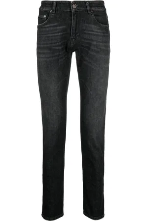 PT Torino Vaqueros skinny con parche del logo