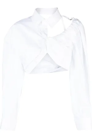 Jacquemus Camisa corta La Galliga asimétrica