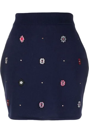 Barrie Falda recta con motivo floral