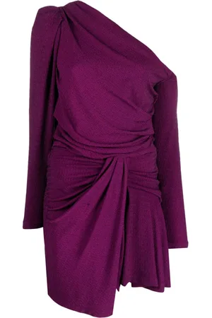 IRO Vestido Merimi con cuello asimétrico