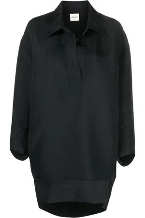 Khaite Vestido camisero The Karl corto