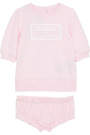 Balmain Set de camisetas con logo estampado