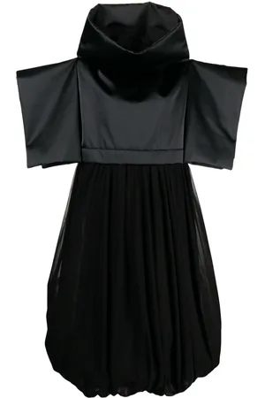 Comme des Garçons Vestido midi con manga ancha