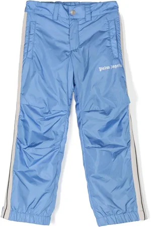 Palm Angels Pantalones rectos a rayas