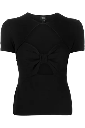 Giambattista Valli Top con aberturas y manga corta