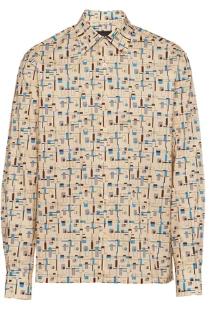 Prada Camisa con estampado abstracto
