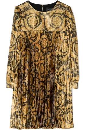 VERSACE Vestido con estampado Barocco Kids