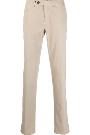 CANALI Pantalones chinos de talle medio