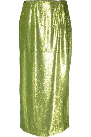 Serafini Falda midi con lentejuelas