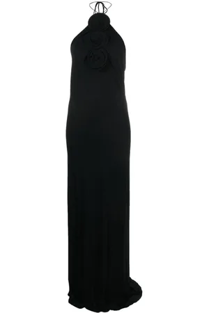 MAGDA BUTRYM Vestido largo con apliques florales