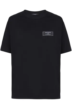Balmain Camiseta con parche del logo