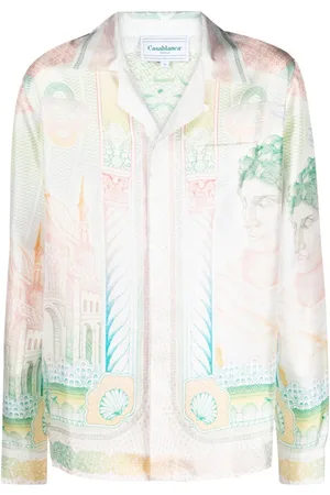 Casablanca Camisa con cuello cubano