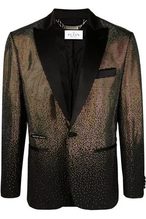 Philipp Plein Blazer Lord con aplique de strass