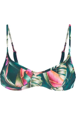Lygia & Nanny Bikini Cassis con estampado de hojas