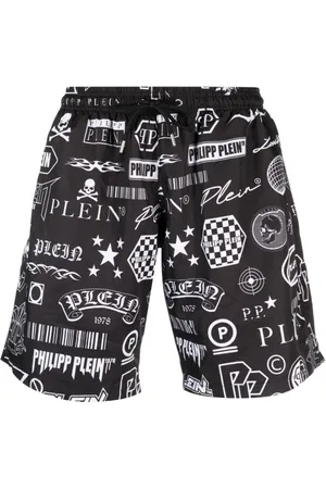 Philipp Plein Bañador con logo estampado