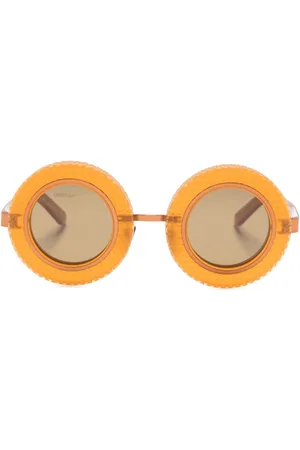 OFF-WHITE Gafas de sol Chicago con montura redonda
