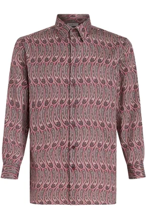 Etro Camisa con motivo de cachemira