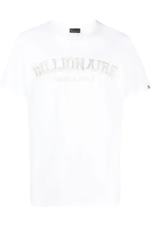 BILLIONAIRE Camiseta con logo bordado
