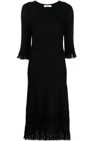 CHARLOTT Vestido con borde deshilachado