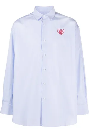 Family First Camisa a rayas con logo bordado