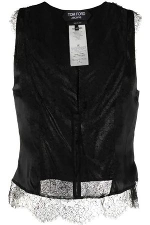 Tom Ford Top tipo camisola con encaje