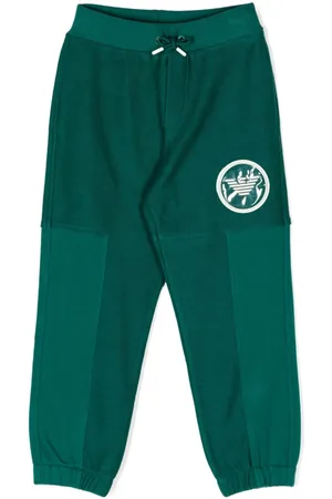 Emporio Armani Pantalones de chándal con parche del logo