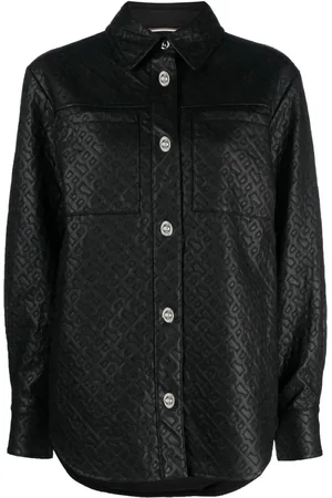 HUGO BOSS Camisa con monograma en relieve
