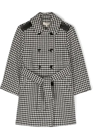 Twin-Set Gabardina con motivo pied de poule