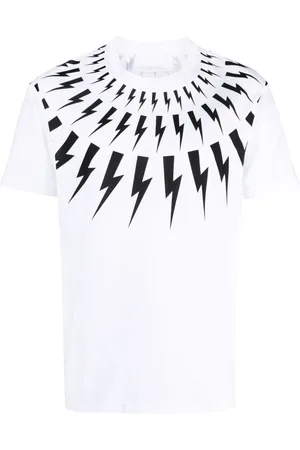 Neil Barrett Camiseta con estampado Thunderbolt