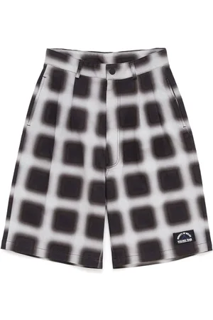 MARCELO BURLON Pantalones cortos Blurred Check