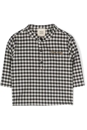 DOUUOD KIDS Camisa a cuadros