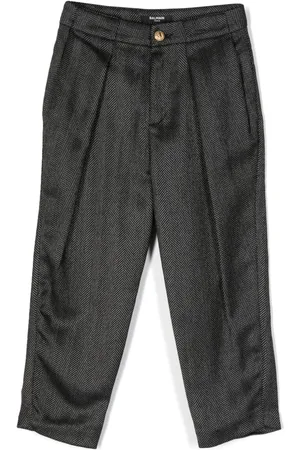 Balmain Pantalones con motivo pied de poule