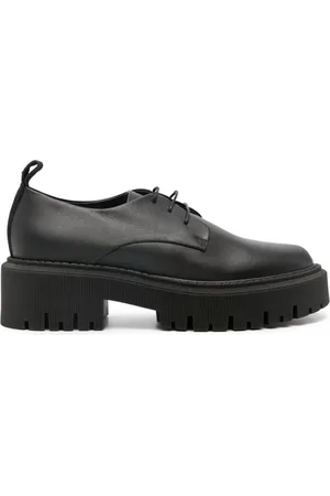 LORENA ANTONIAZZI Mocasines con tacón de 50mm y cordones