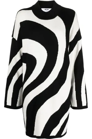 Msgm Vestido con estampado gráfico