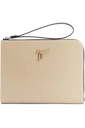 Giuseppe Zanotti Bolso de mano Fabian con placa del logo