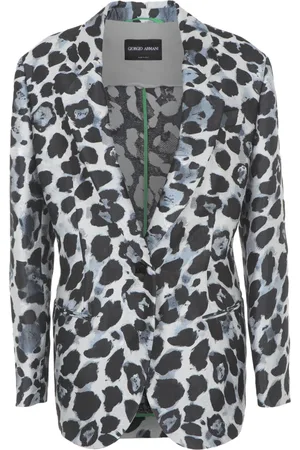 Giorgio Armani Blazer con motivo de leopardo