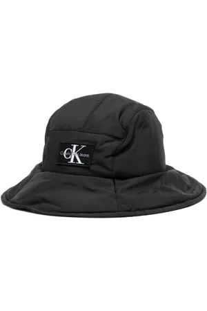 Calvin Klein Sombrero de pescador con parche del logo