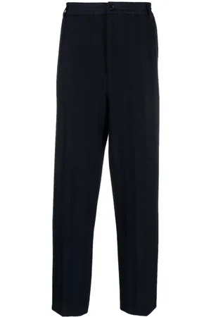 Missoni Pantalones rectos de punto chevron