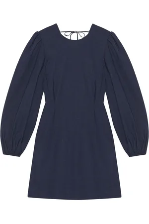 Ganni Vestido corto con espalda descubierta