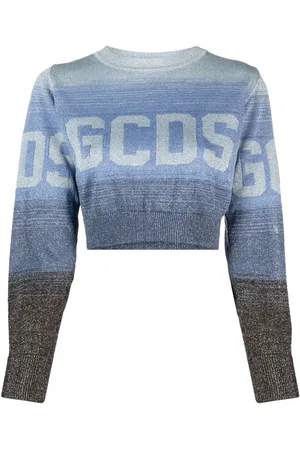 GCDS Jersey corto con logo en intarsia