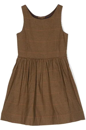 Ralph Lauren Vestido sin mangas a cuadros