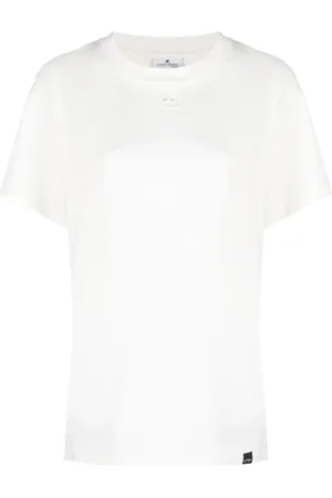 Courrèges Camiseta con parche del logo