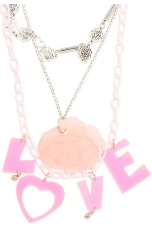 AMIR SLAMA Conjunto de tres collares Rose