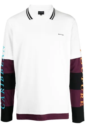 Botter Camiseta con logo bordado y efecto a capas